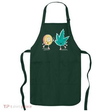 420 Bitcoin Apron
