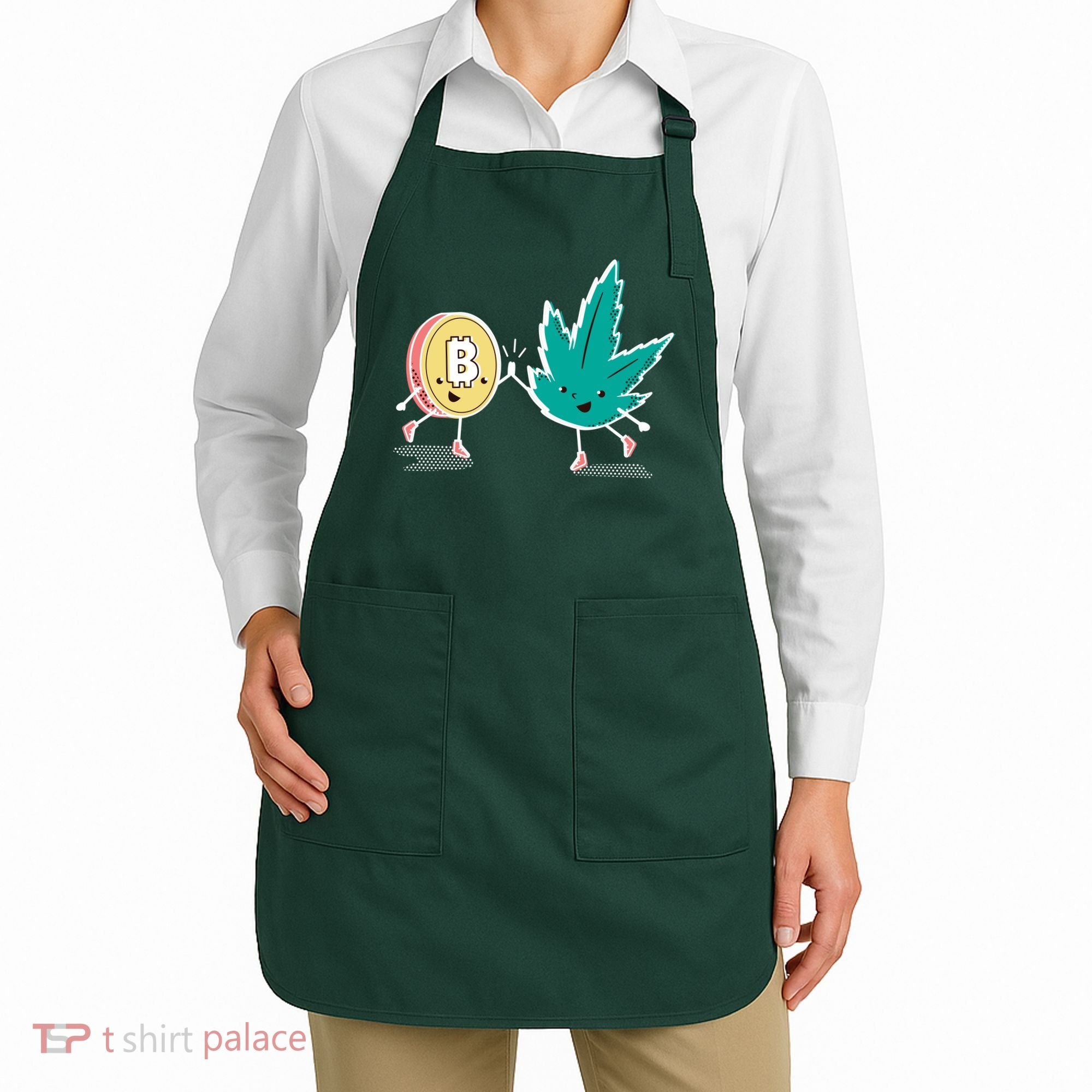 420 Bitcoin Apron