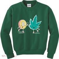 420 Bitcoin Kids Sweatshirt thumb 0