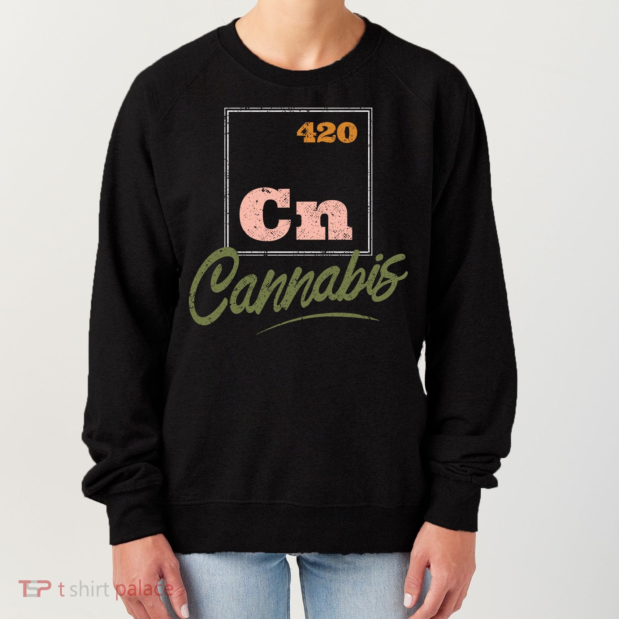 420 Cannabis Periodic Element Women's Sweatshirt