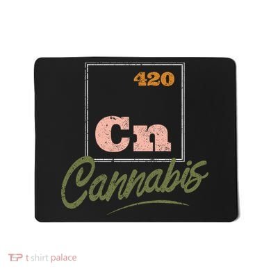 420 Cannabis Periodic Element Mousepad