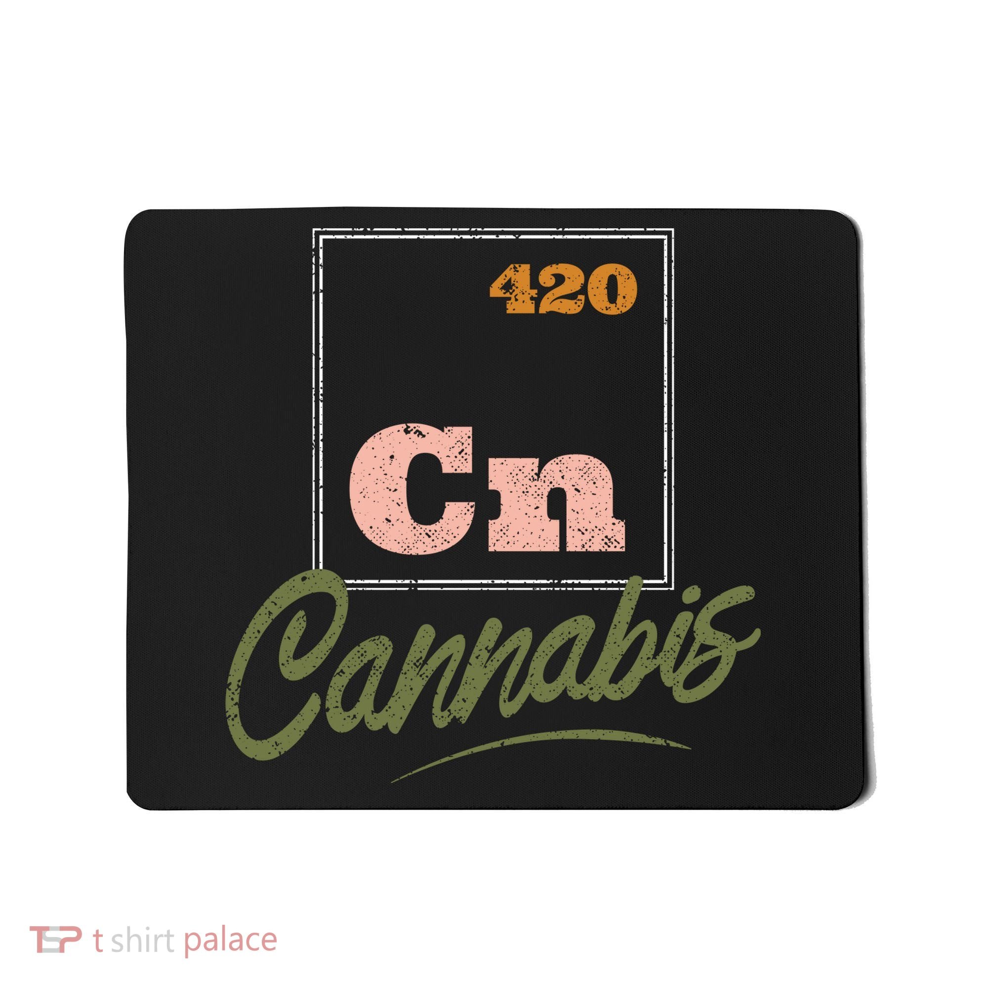 420 Cannabis Periodic Element Mousepad