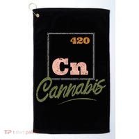 420 Cannabis Periodic Element Golf Towel thumb 0