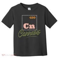 420 Cannabis Periodic Element Toddler T-Shirt thumb 0