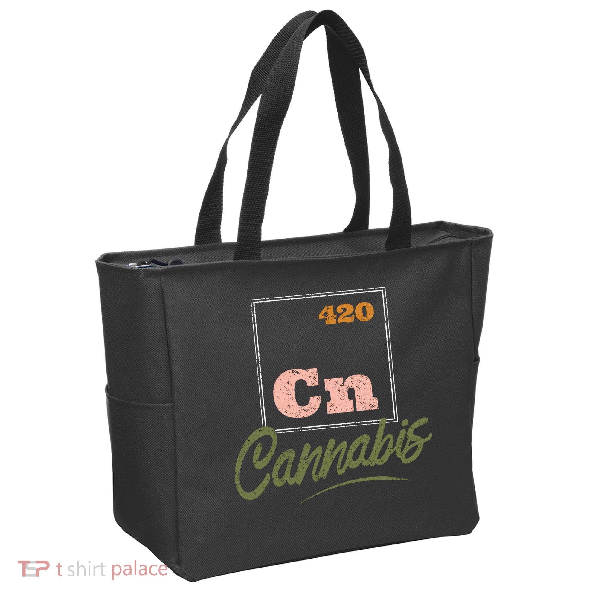 420 Cannabis Periodic Element Tote Bag