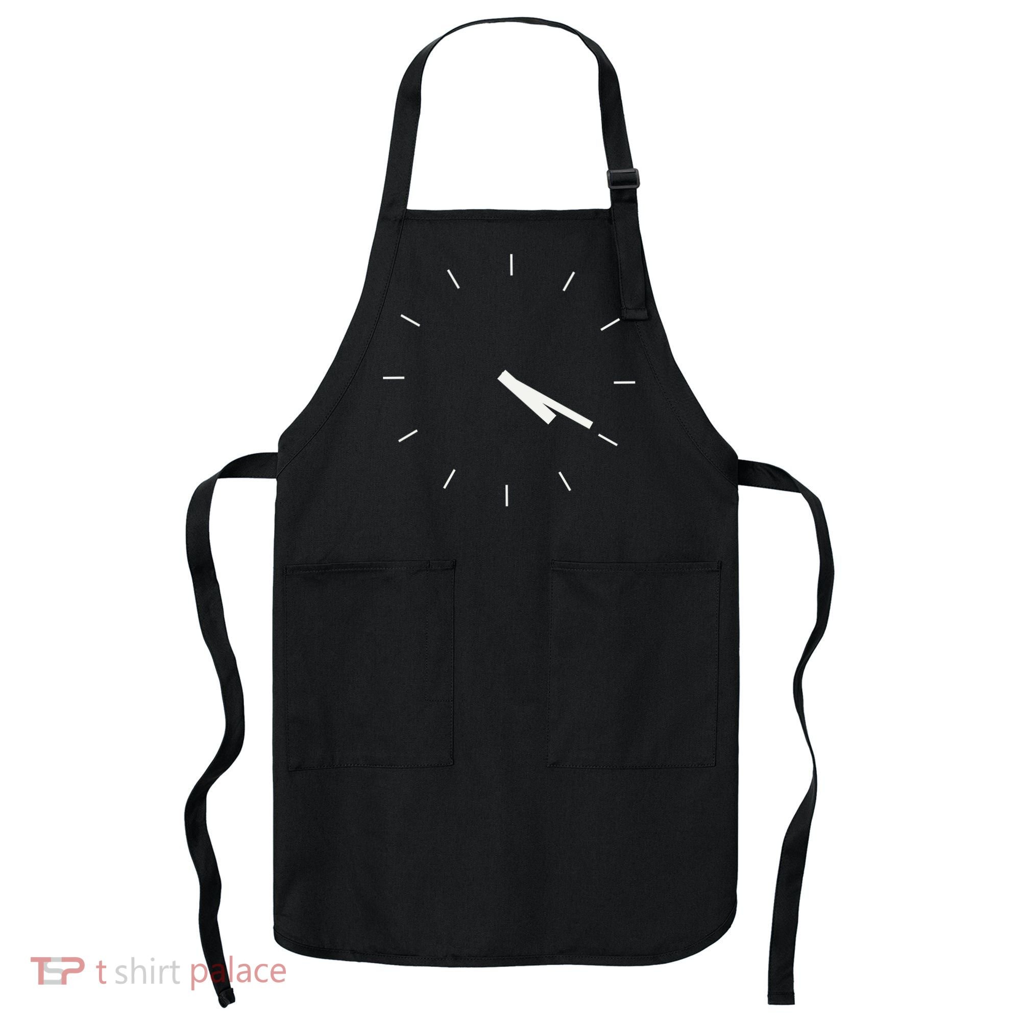 420 Funny Time Clock Apron