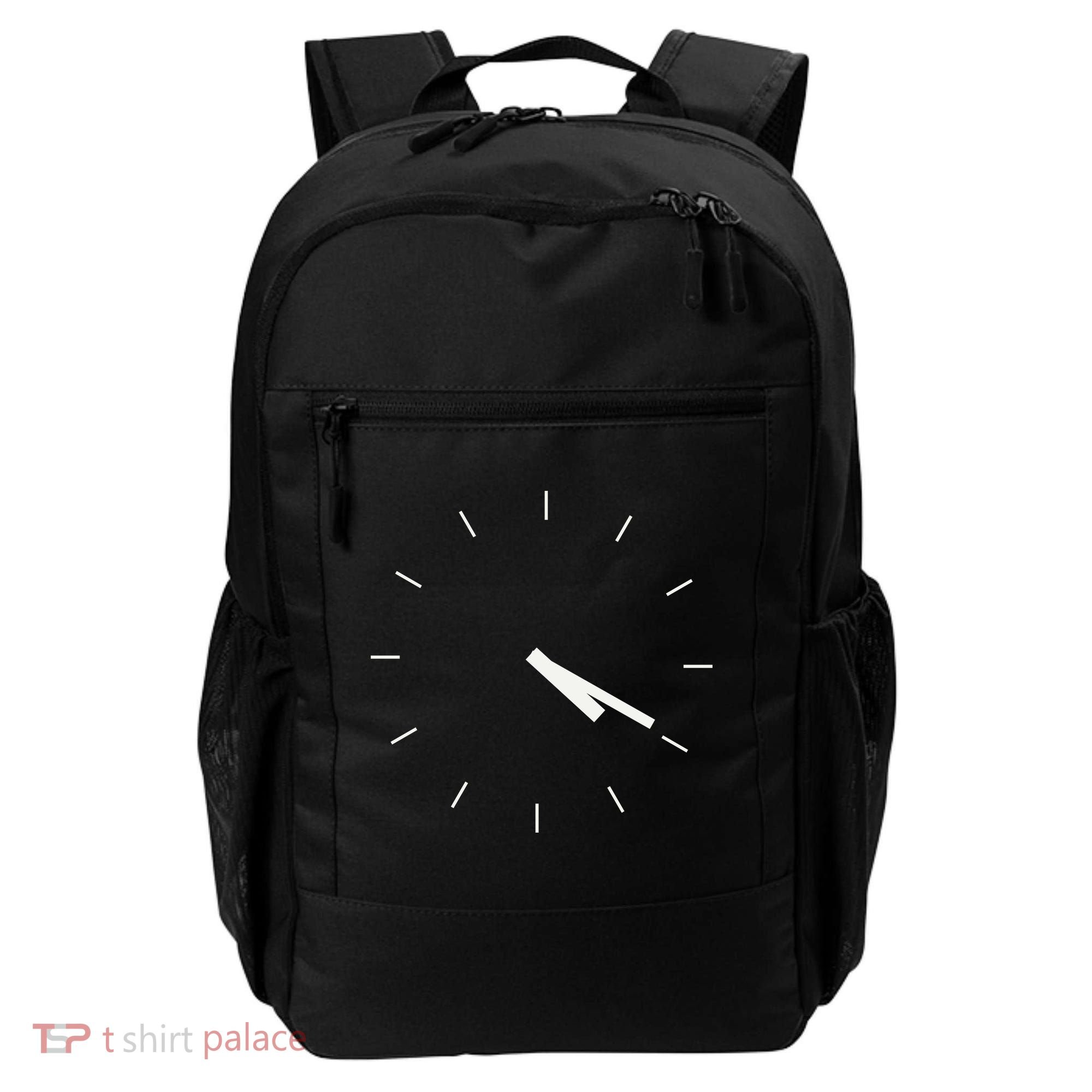 420 Funny Time Clock Backpack