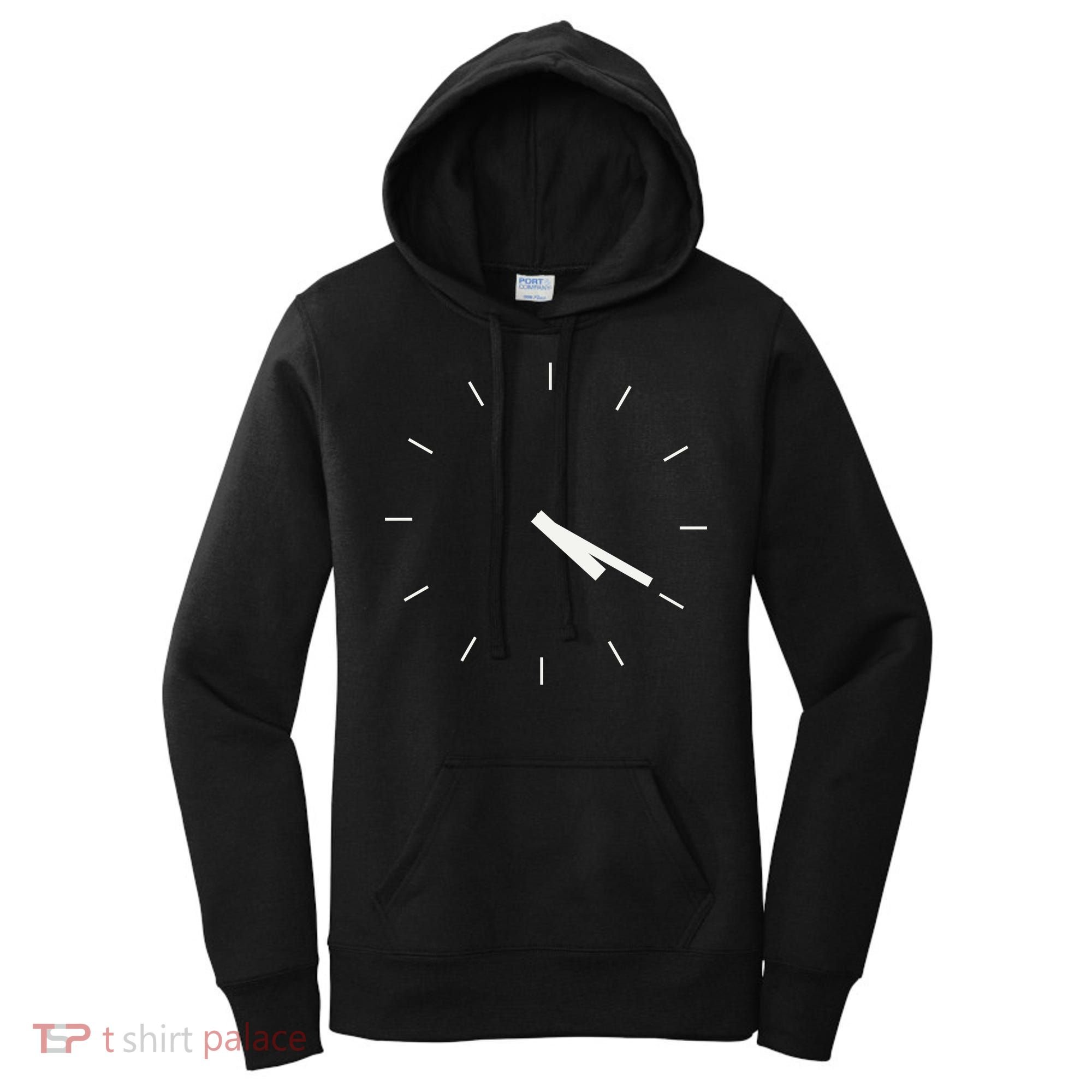 420 Funny Time Clock Women's Hoodie
