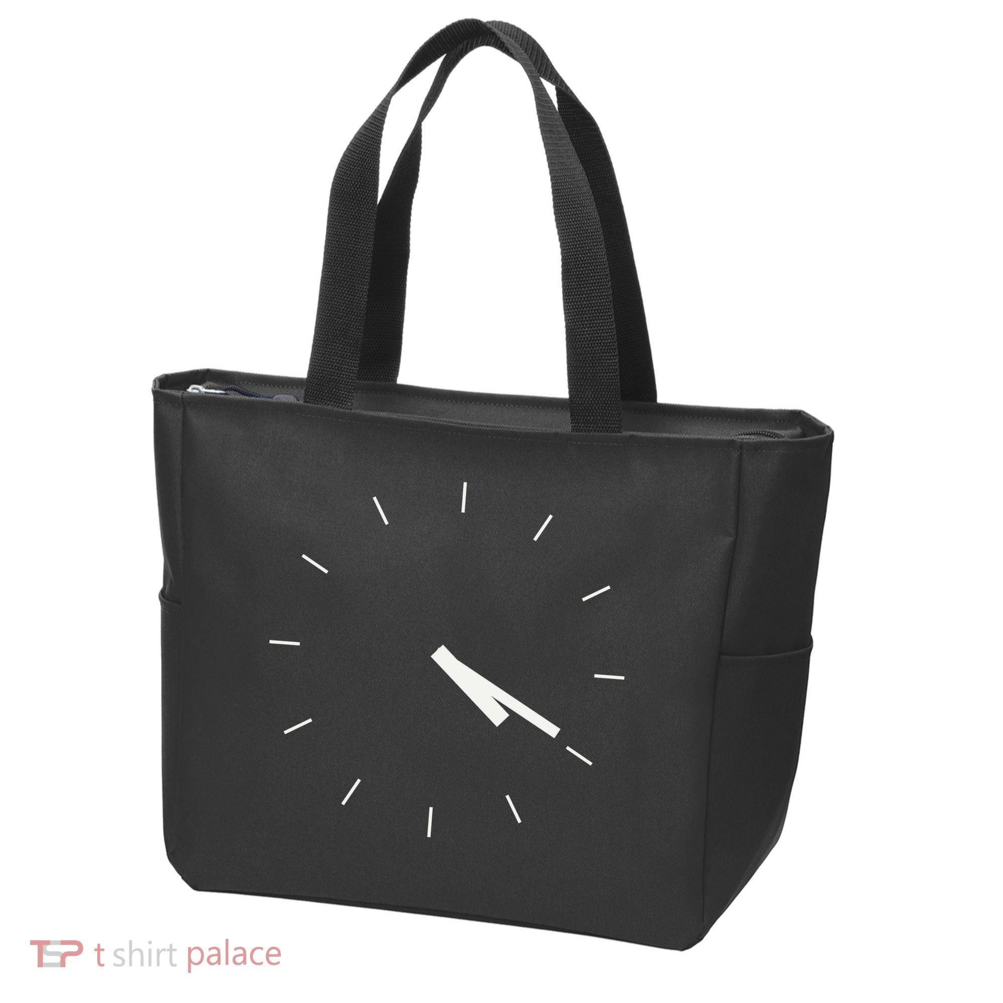 420 Funny Time Clock Tote Bag