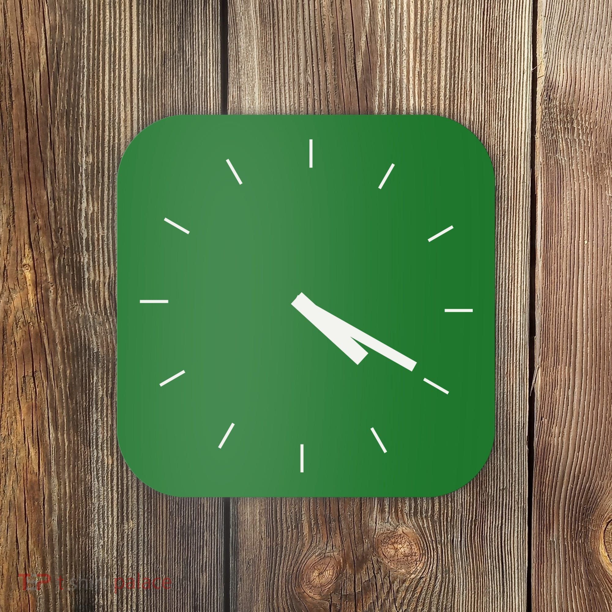 420 Funny Time Clock Coaster