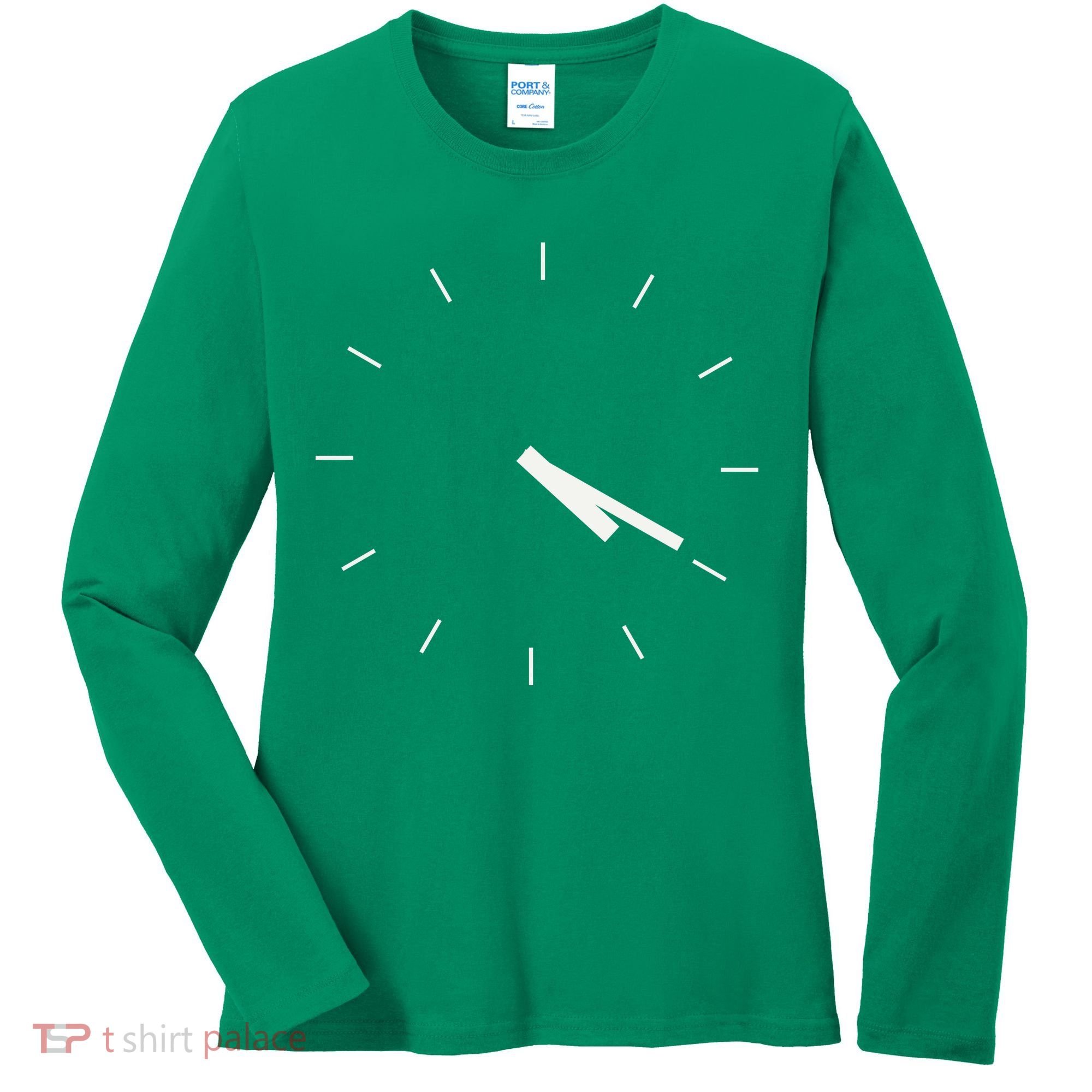 420 Funny Time Clock Women's Long Sleeve Shirt