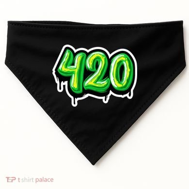 420 Graffiti  USA-Made Doggie Bandana