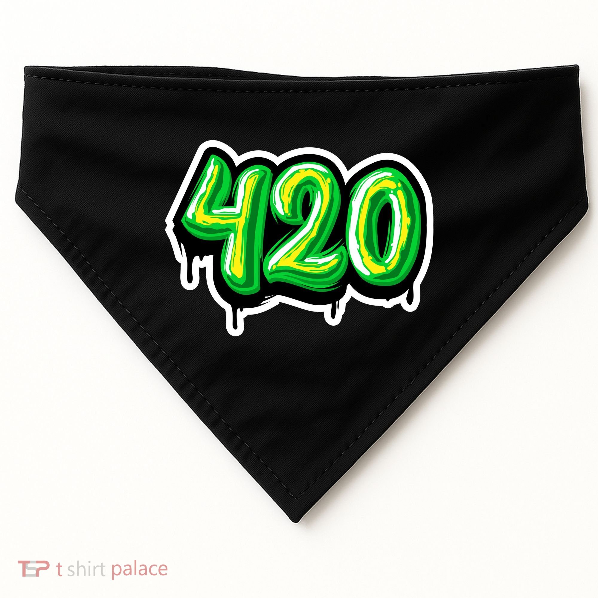 420 Graffiti  USA-Made Doggie Bandana