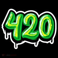 420 Graffiti  Button thumb 1