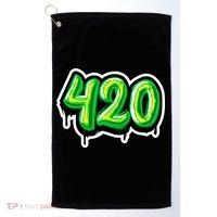 420 Graffiti  Golf Towel thumb 0