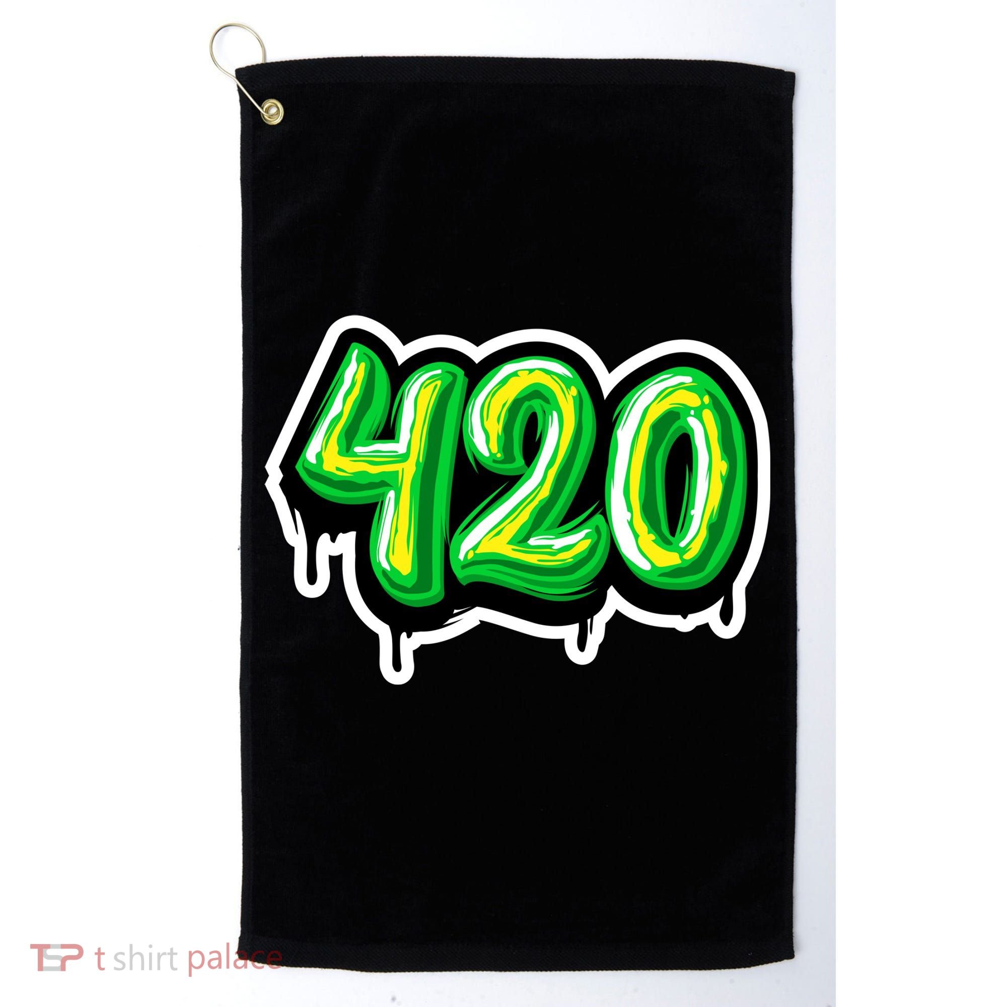 420 Graffiti  Golf Towel