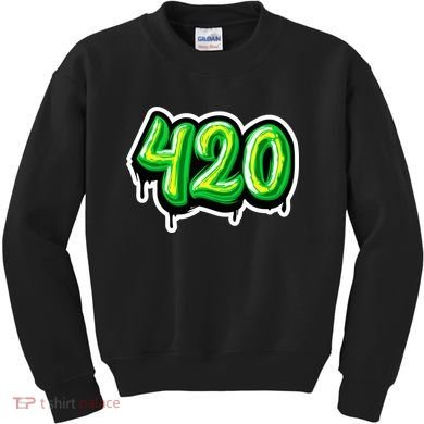 420 Graffiti  Kids Sweatshirt