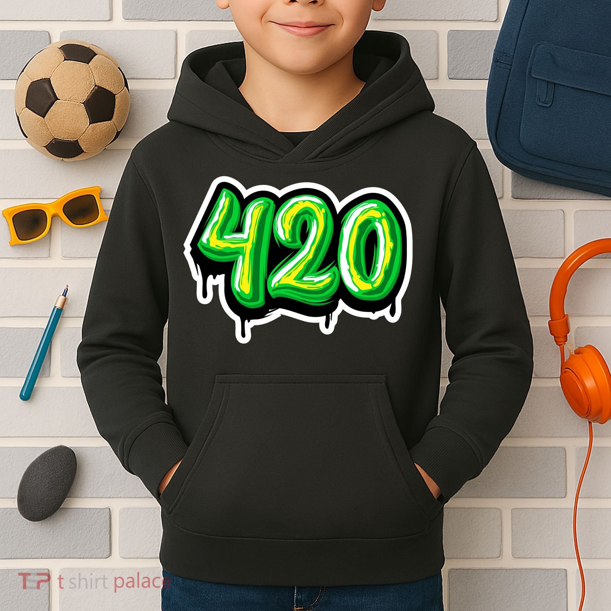420 Graffiti  Kids Hoodie