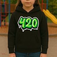 420 Graffiti  Kids Hoodie thumb 3
