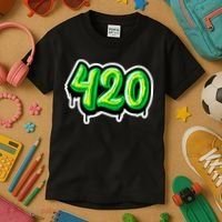 420 Graffiti  Kids T-Shirt thumb 3