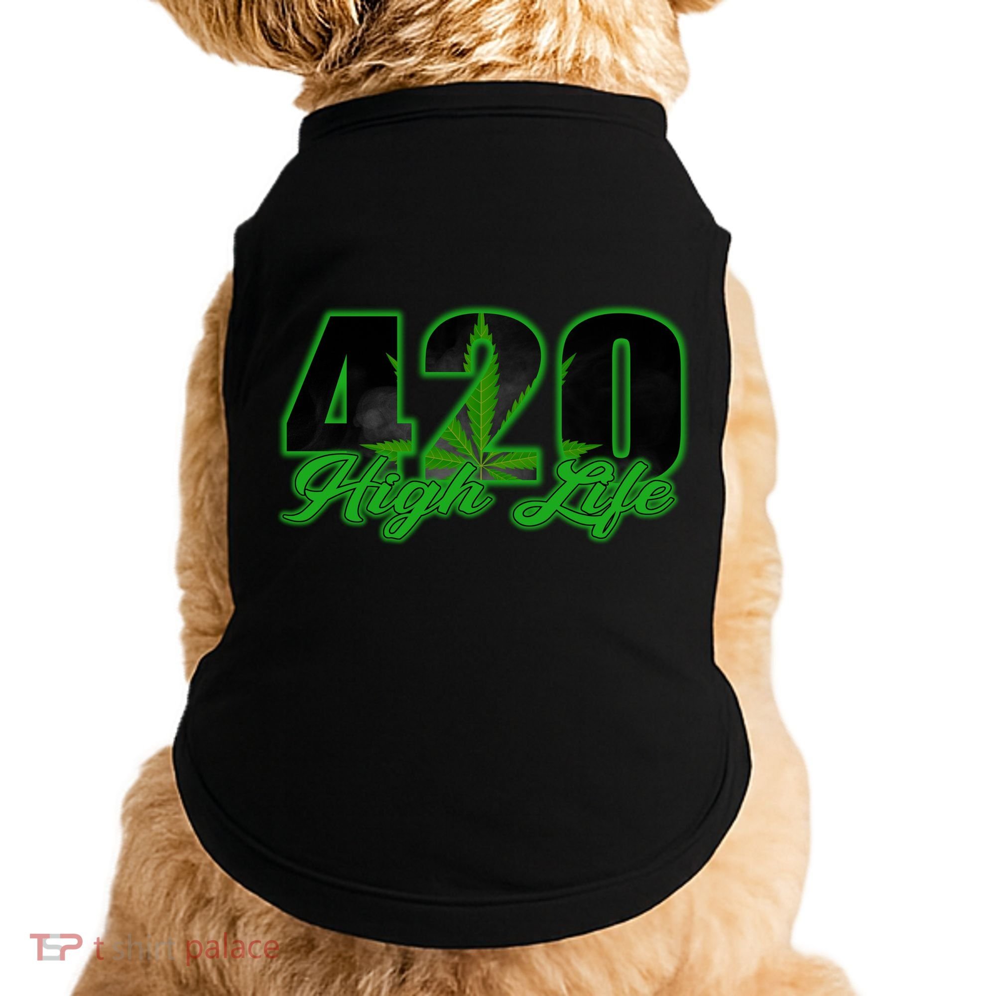420 High Life Medical Marijuana Weed Doggie Tank