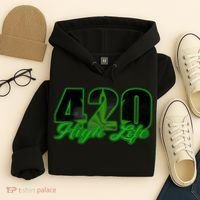 420 High Life Medical Marijuana Weed Hoodie thumb 4