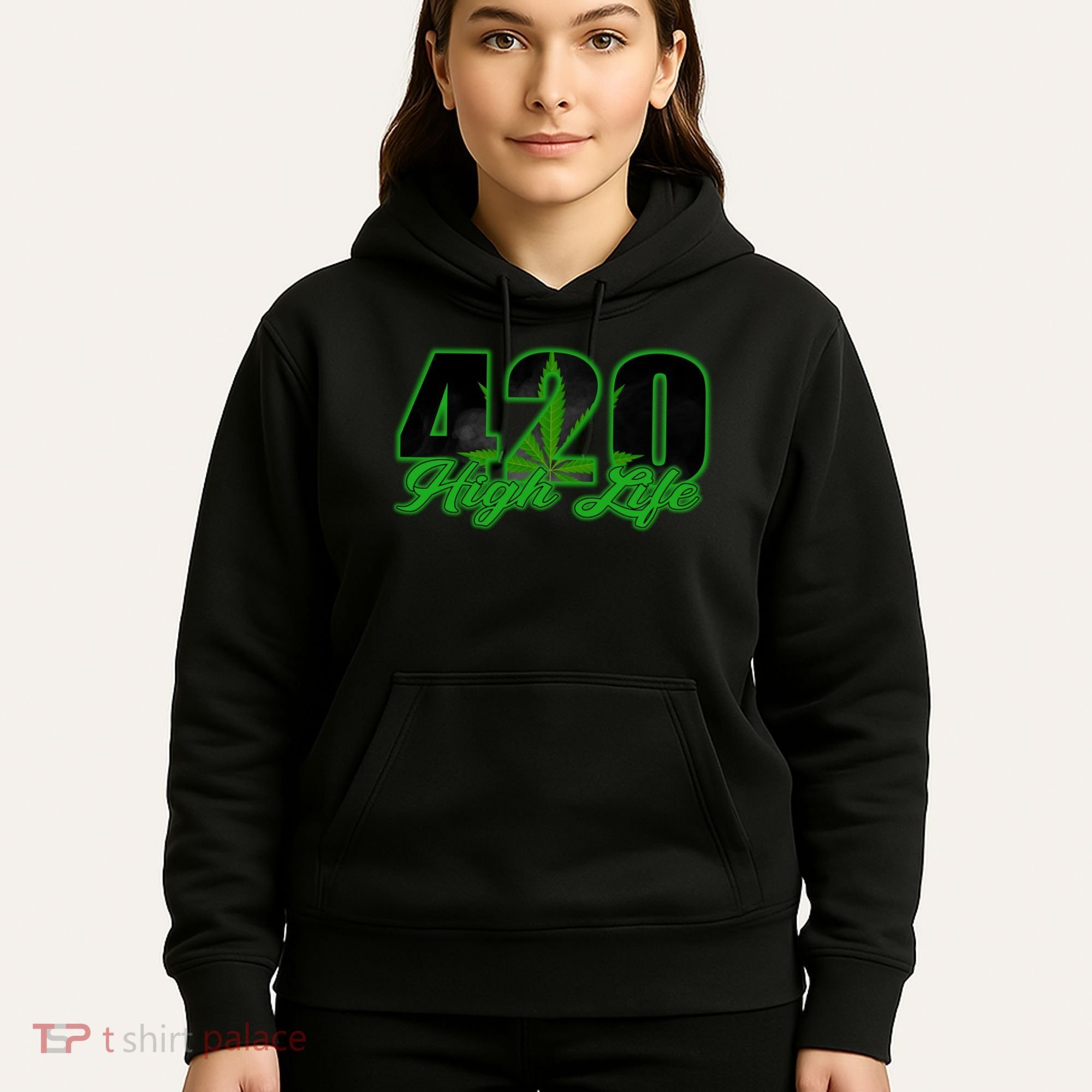 420 High Life Medical Marijuana Weed Hoodie