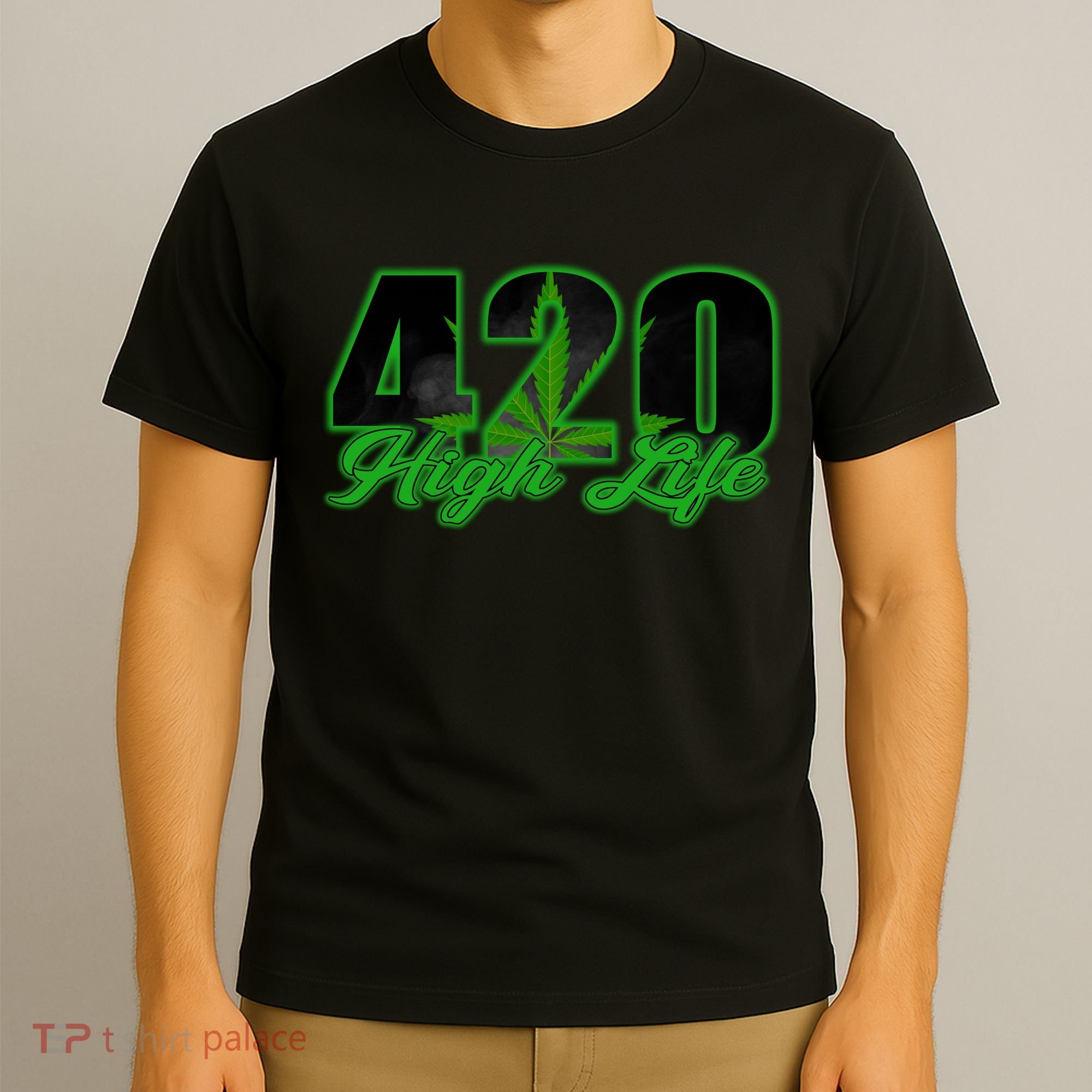 420 High Life Medical Marijuana Weed T-Shirt