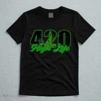 420 High Life Medical Marijuana Weed T-Shirt thumb 5