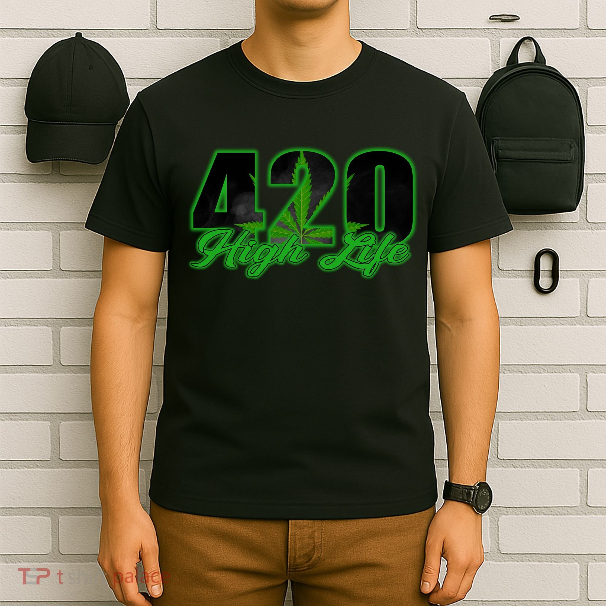 420 High Life Medical Marijuana Weed T-Shirt