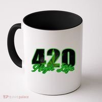 420 High Life Medical Marijuana Weed Coffee Mug thumb 0