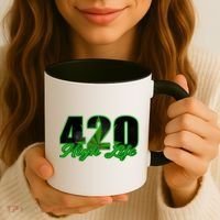 420 High Life Medical Marijuana Weed Coffee Mug thumb 3