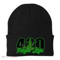420 High Life Medical Marijuana Weed Beanie thumb 0