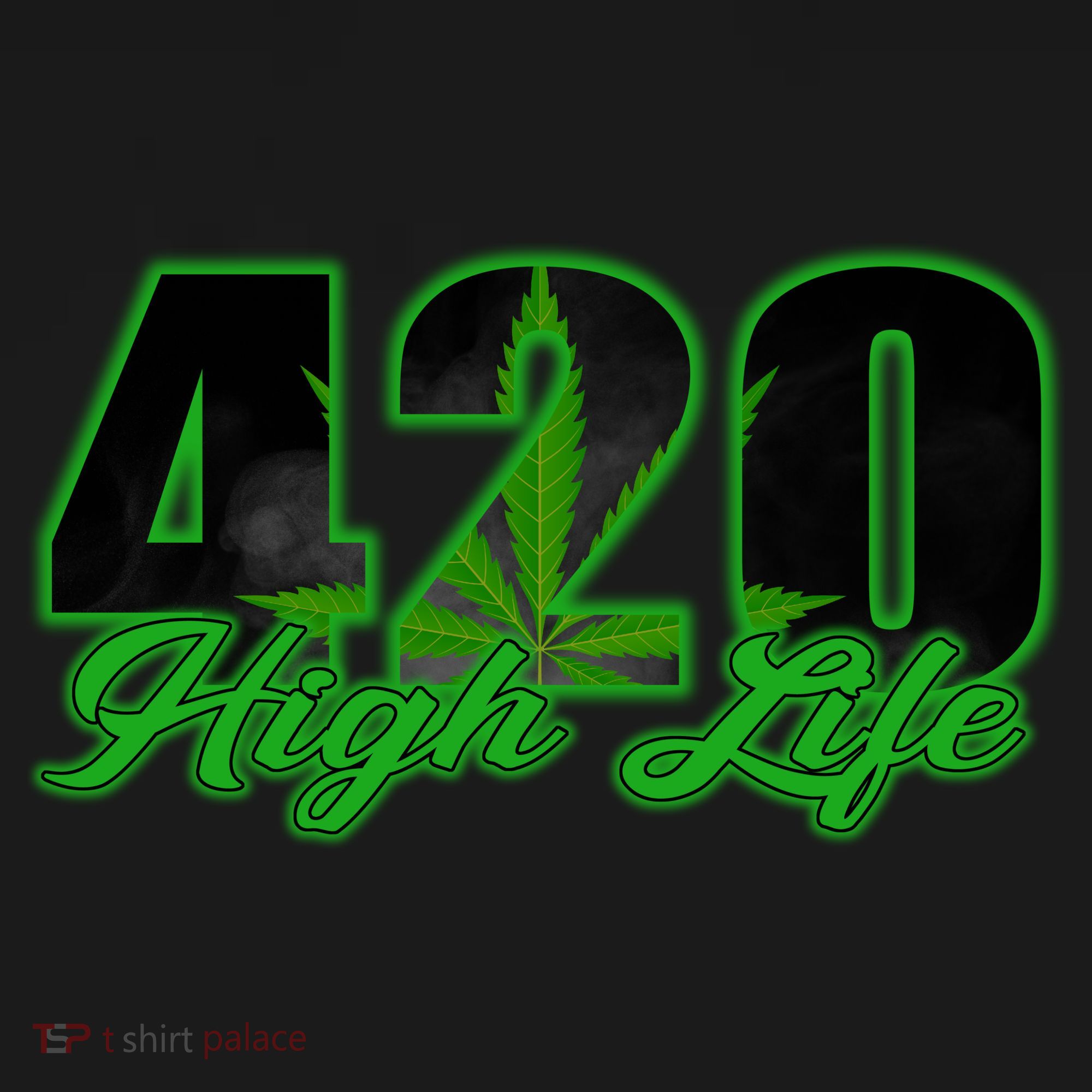 420 High Life Medical Marijuana Weed Ornament