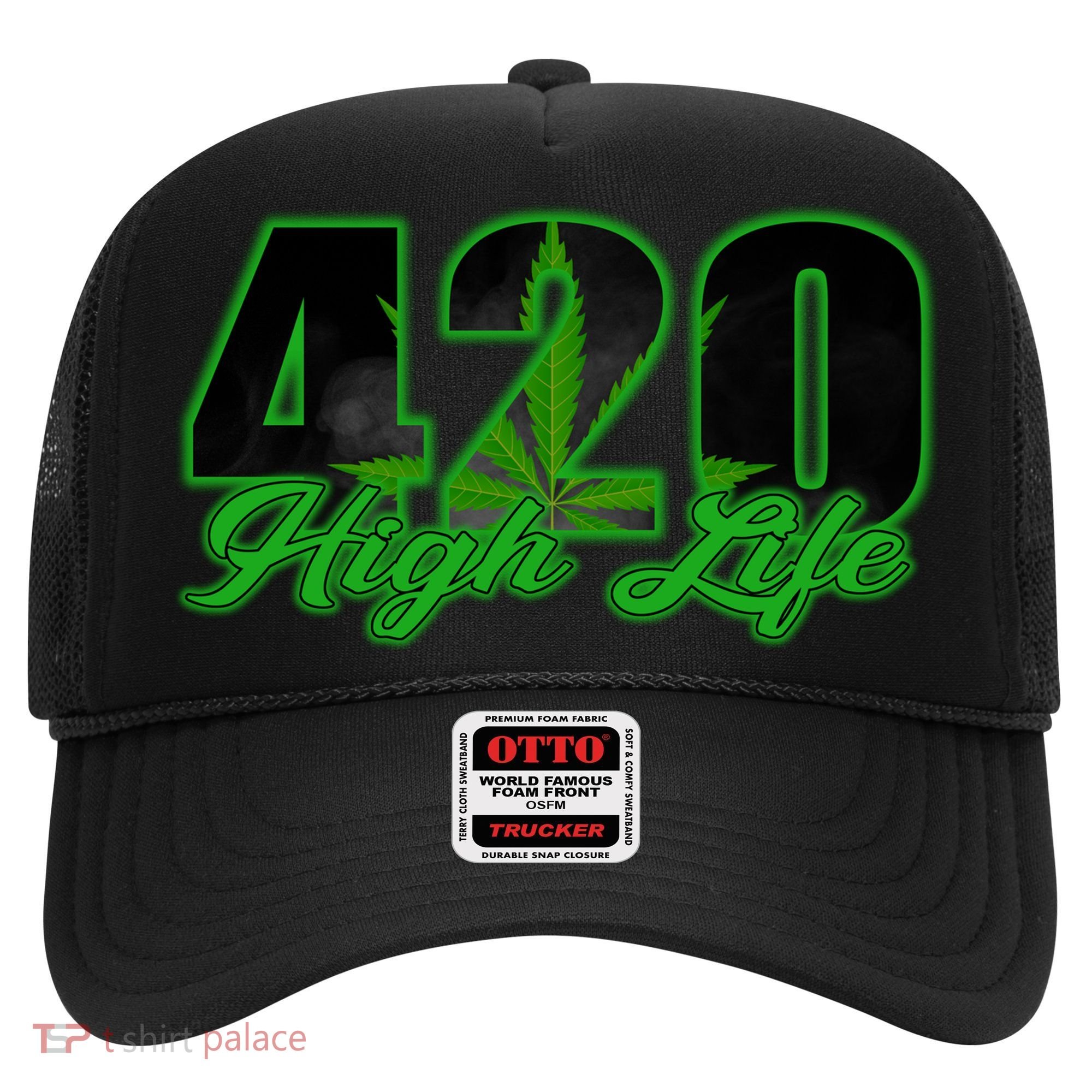 420 High Life Medical Marijuana Weed Hat