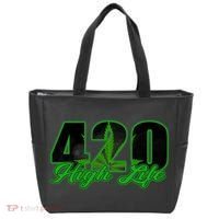 420 High Life Medical Marijuana Weed Tote Bag thumb 0