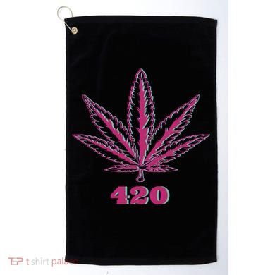 420 Leaf Golf Towel