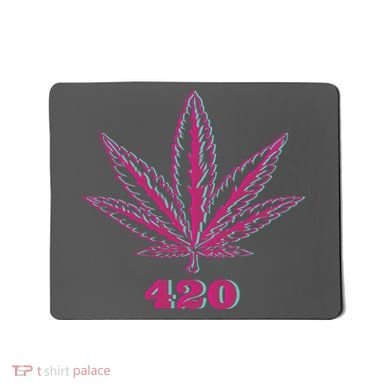 420 Leaf Mousepad
