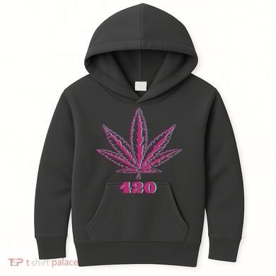 420 Leaf Kids Hoodie