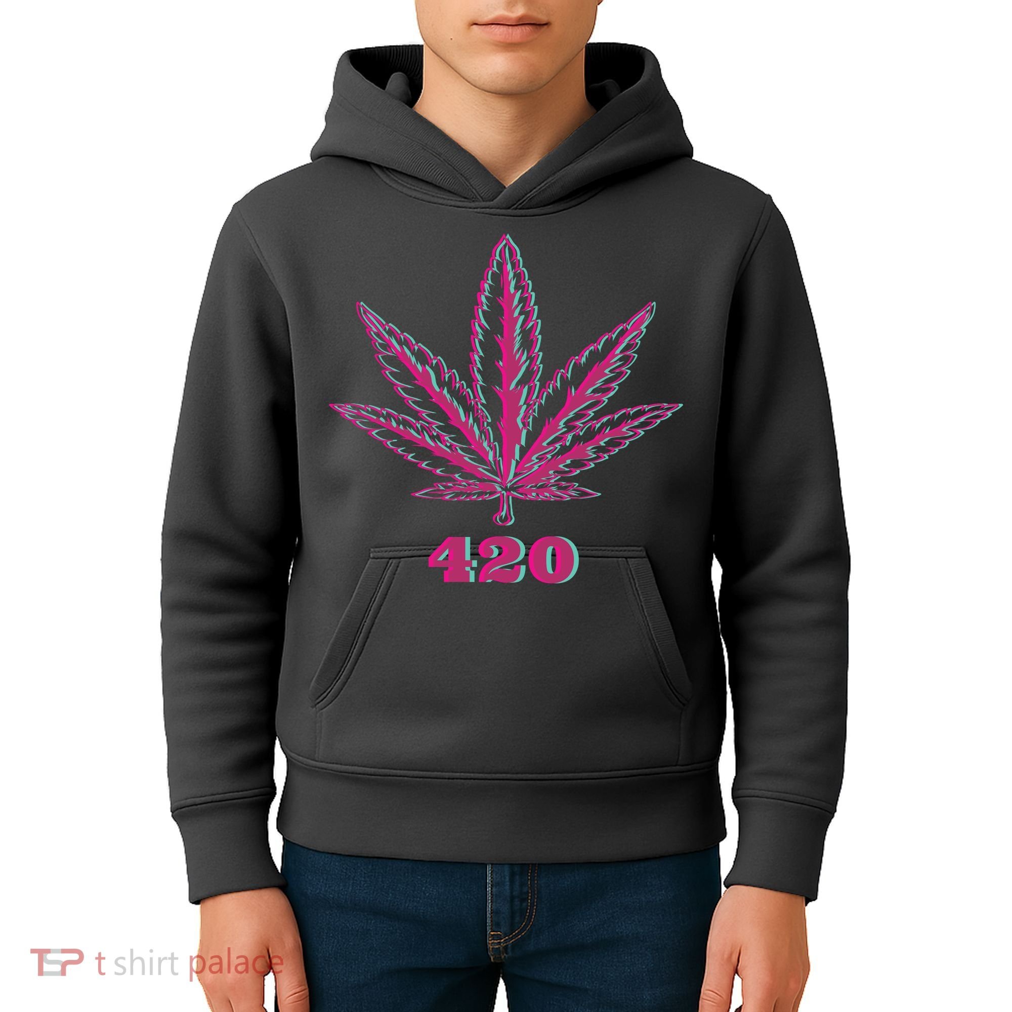 420 Leaf Kids Hoodie