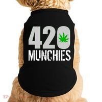 420 Munchies Weed Leaf Doggie Tank thumb 0