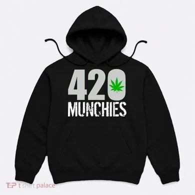 420 Munchies Weed Leaf Hoodie