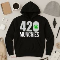420 Munchies Weed Leaf Hoodie thumb 3