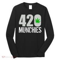 420 Munchies Weed Leaf Long Sleeve Shirt thumb 0