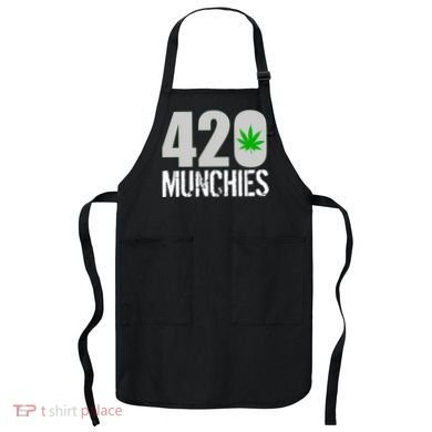 420 Munchies Weed Leaf Apron