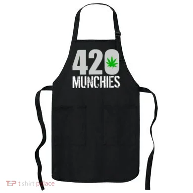 420 Munchies Weed Leaf Apron