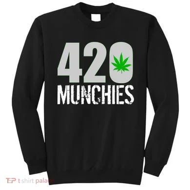 420 Munchies Weed Leaf Sweatshirt