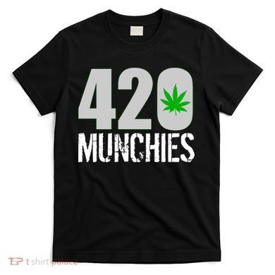 420 Munchies Weed Leaf T-Shirt