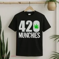 420 Munchies Weed Leaf T-Shirt thumb 2