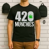 420 Munchies Weed Leaf T-Shirt thumb 6